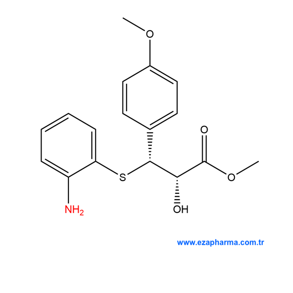 Diltiazem Impurity H/N,N,O-Tridemethyl desacetyl diltiazem